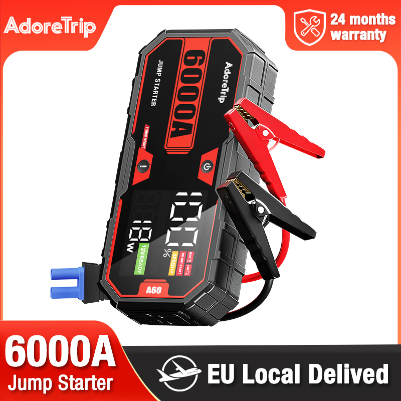 Power Banks - AdoreTrip 6000A Power Bank Portable Car