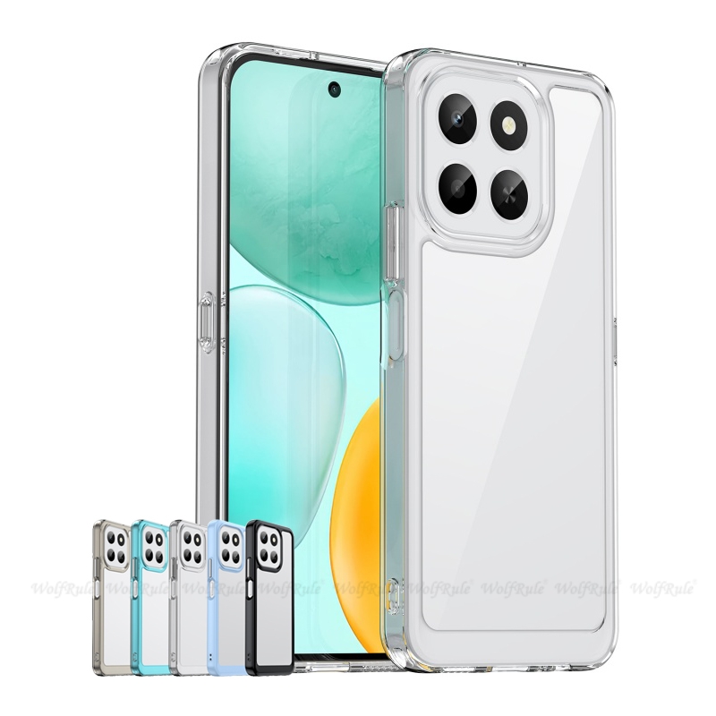 Clear Shockproof Bumper Case - For Huawei Honor X6C Case Cover