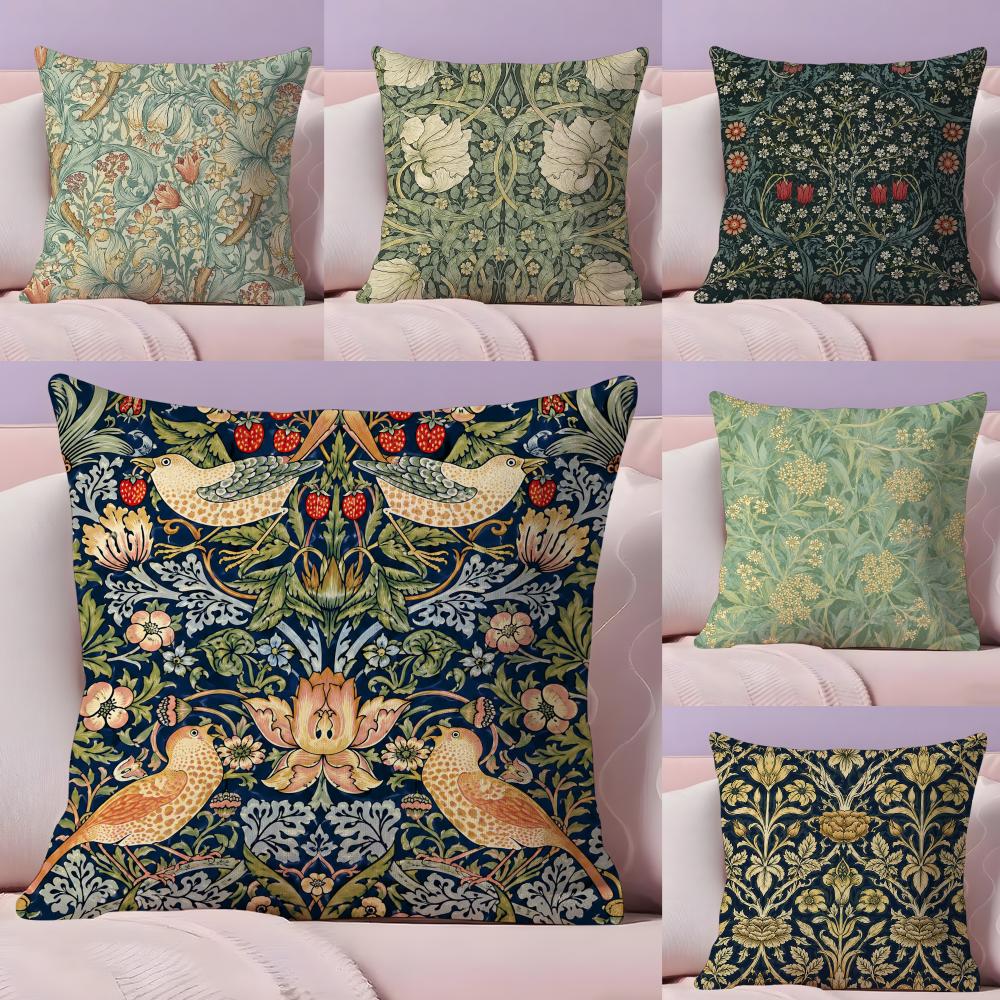 Vintage Floral Pattern Soft Case - Vintage Morris Floral Pattern Cushion Cover