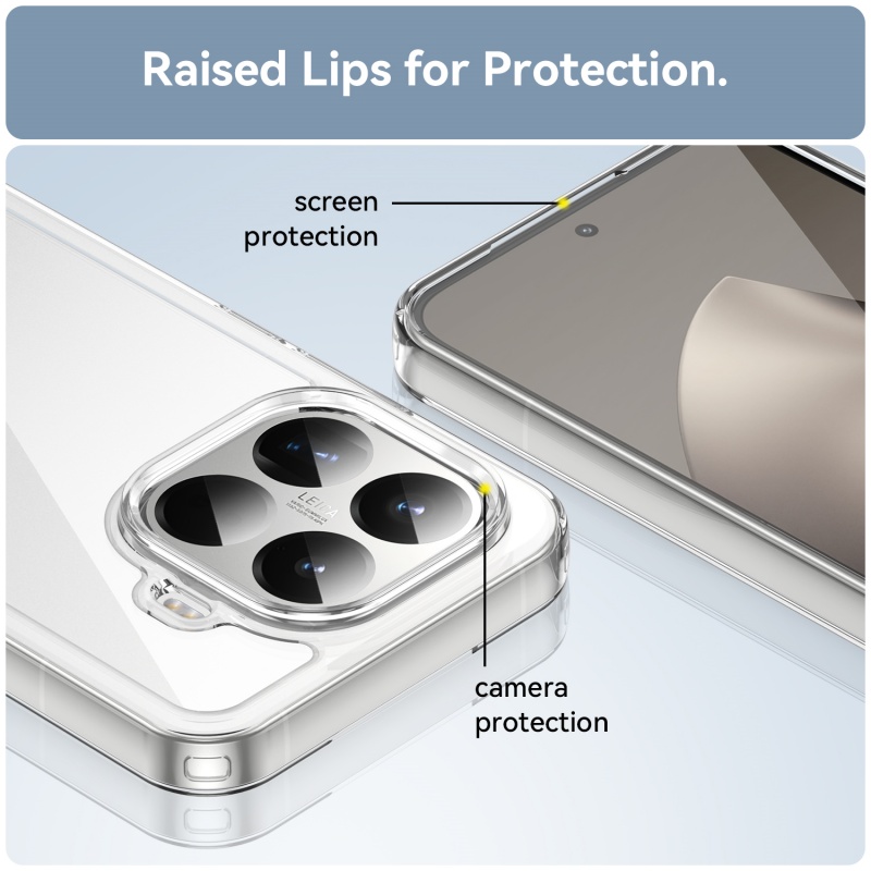 For Xiaomi 15T Pro Case Cover  - огляд і ціна Clear Shockproof Bumper Case
