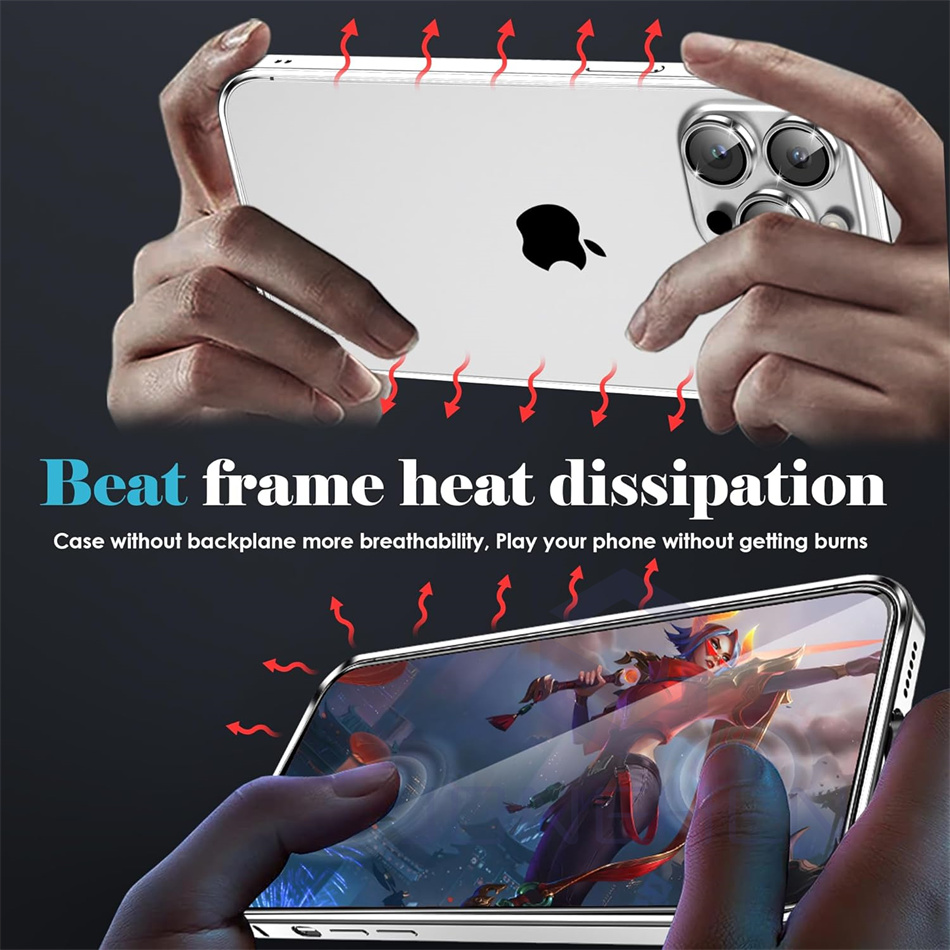 Light Alloy Bumper Case For iP - огляд і ціна Metal Bumper Aluminum Frame Case