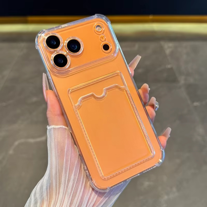 Transparent Card Slot Holder C - огляд і ціна Clear Shockproof Bumper Case