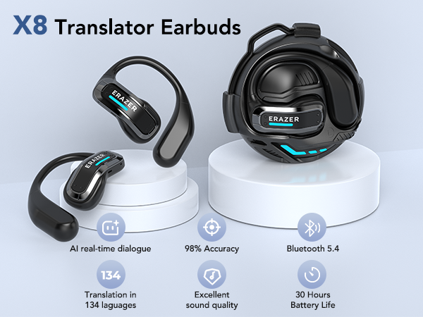 ERAZER X8 Real Time Translatio - огляд і ціна Earphones