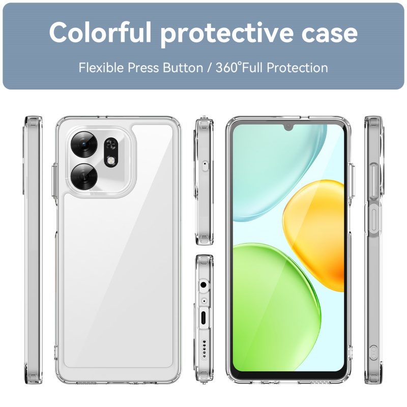 For Honor X6D Case Cover Huawe - огляд і ціна Clear Shockproof Bumper Case