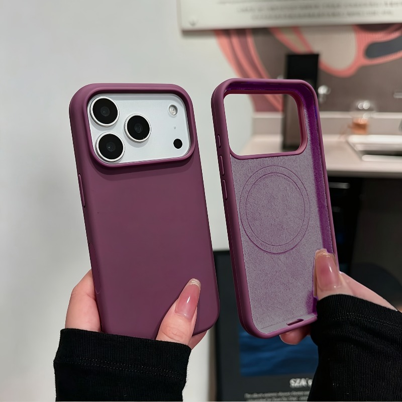 Liquid Silicone Soft Skin Feel - огляд і ціна Liquid Silicone Magnetic Phone Case