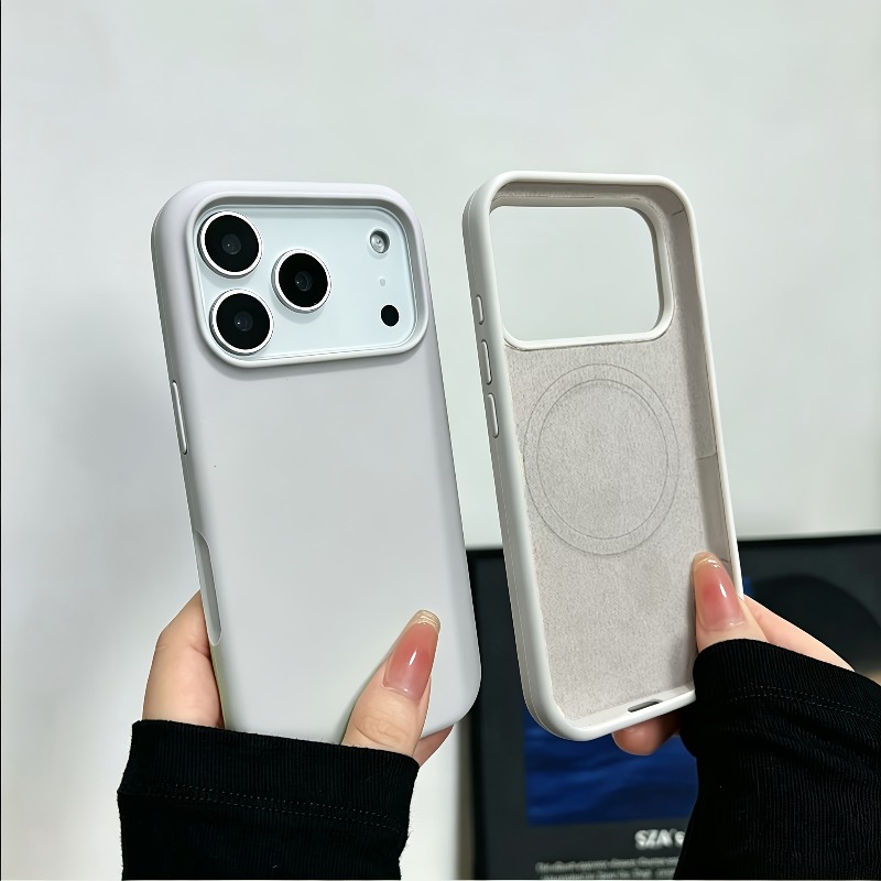 Liquid Silicone Soft Skin Feel - огляд і ціна Liquid Silicone Magnetic Phone Case