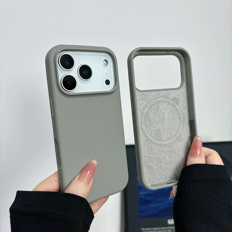 Liquid Silicone Soft Skin Feel - огляд і ціна Liquid Silicone Magnetic Phone Case