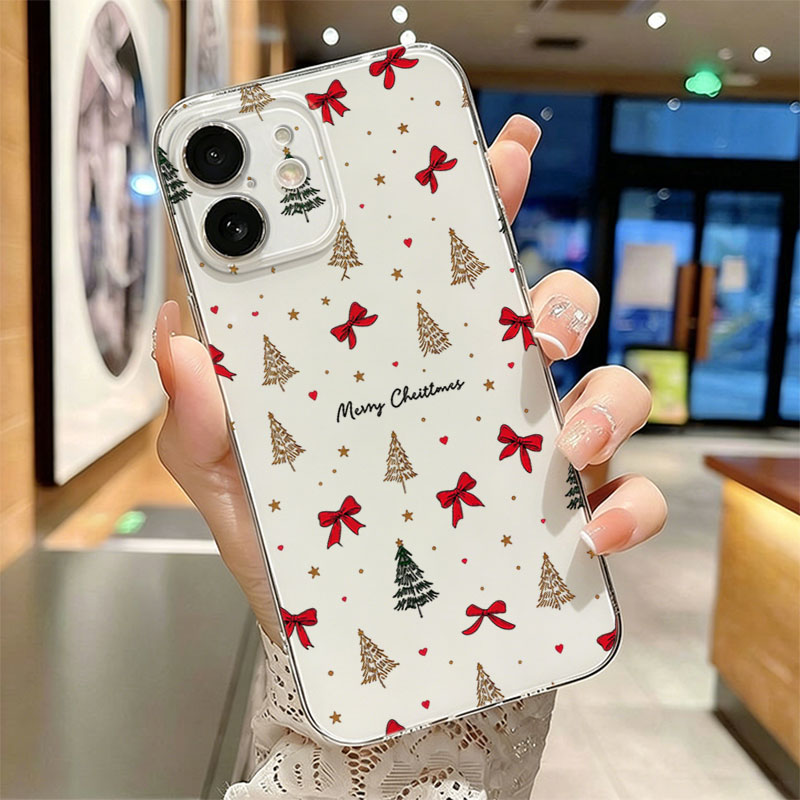 Red Bow Christmas Clear Shockp - огляд і ціна Clear Shockproof Bumper Case