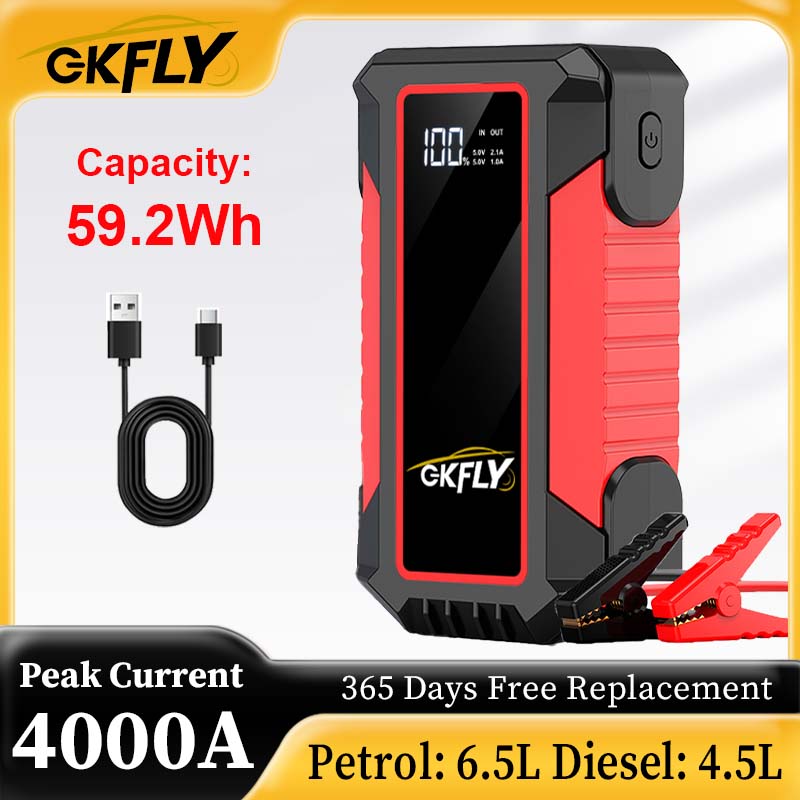 GKGLY Portable Car Jump Starte - огляд і ціна Power Banks
