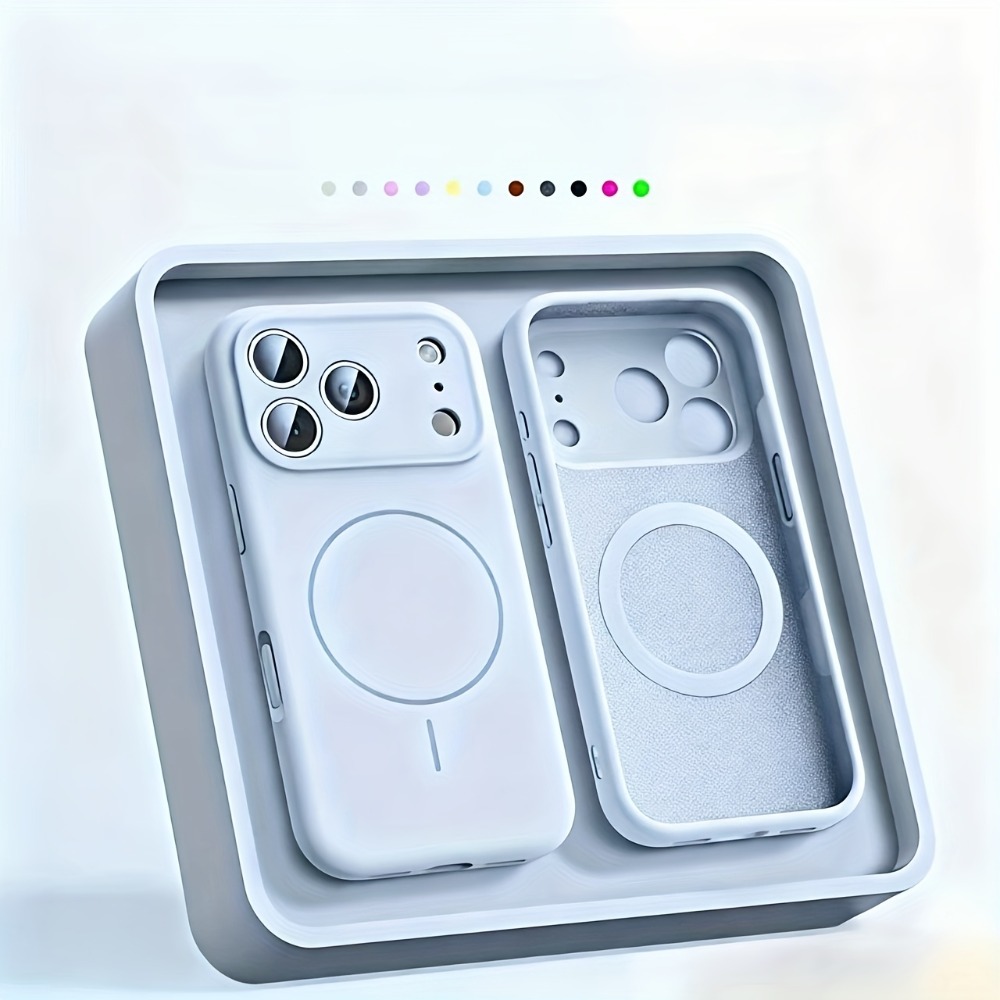 For Magsafe Magnetic Phone Cas - огляд і ціна Liquid Silicone Magnetic Phone Case