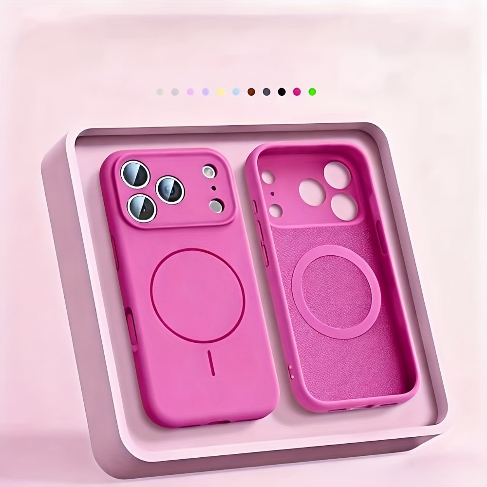 For Magsafe Magnetic Phone Cas - огляд і ціна Liquid Silicone Magnetic Phone Case